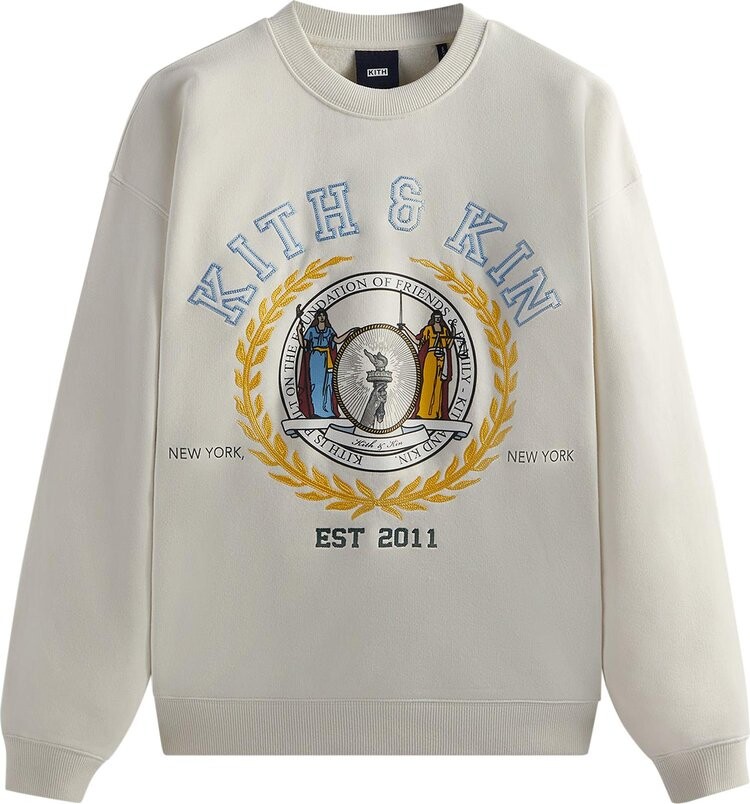 

Толстовка Kith Vintage Crewneck 'Sandrift', кремовый, Бежевый