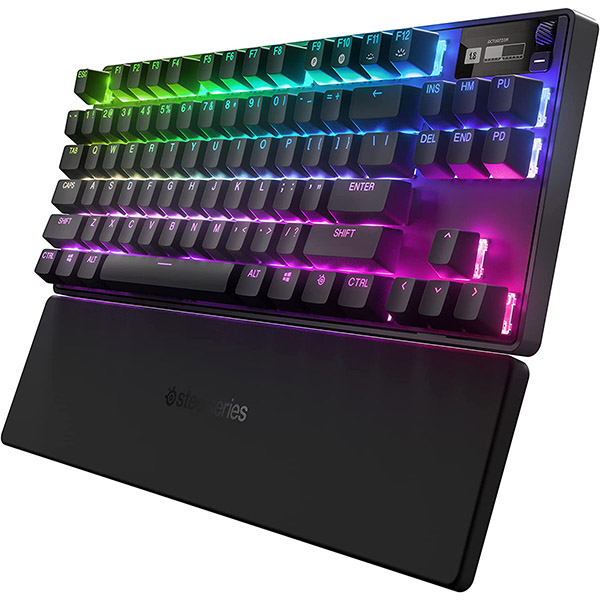 Беспроводная игровая клавиатура SteelSeries Apex Pro TKL 2023, черный цена и фото