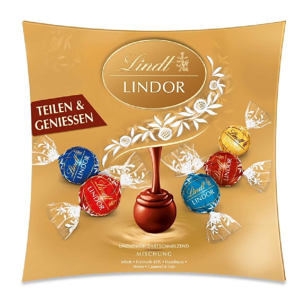 

Конфеты Lindt Lindor Sharing, три шоколада, 250г