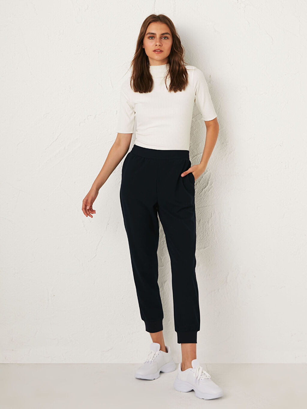 

Брюки из поливискона длиной до щиколотки LCW Casual