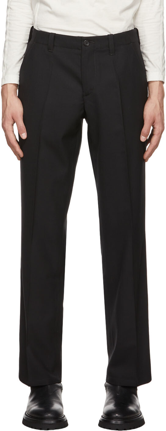 

SSENSE Эксклюзивные черные классические брюки ADYAR, Черный