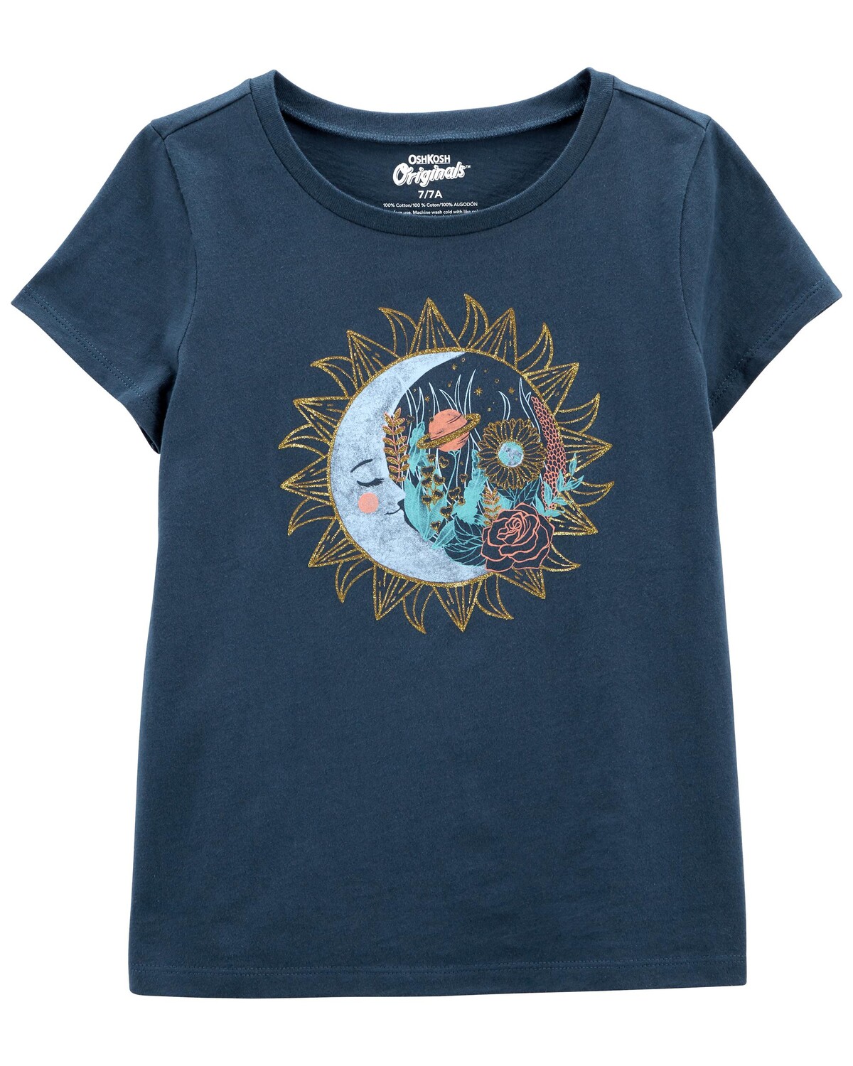

Футболка Kid OshKosh Originals с рисунком Carter's, темно-синий