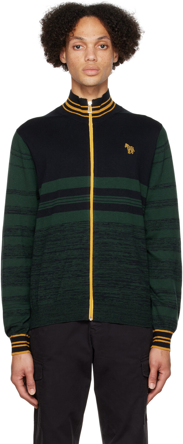 

Хаки и черный свитер с зеброй PS by Paul Smith