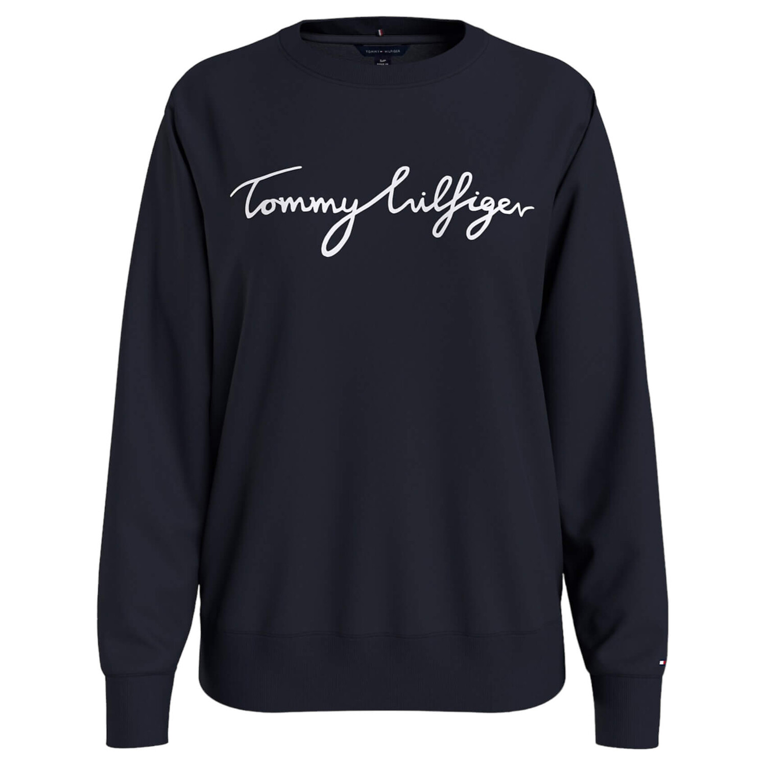 

Свитшот Tommy Hilfiger Signature Logo, темно-синий