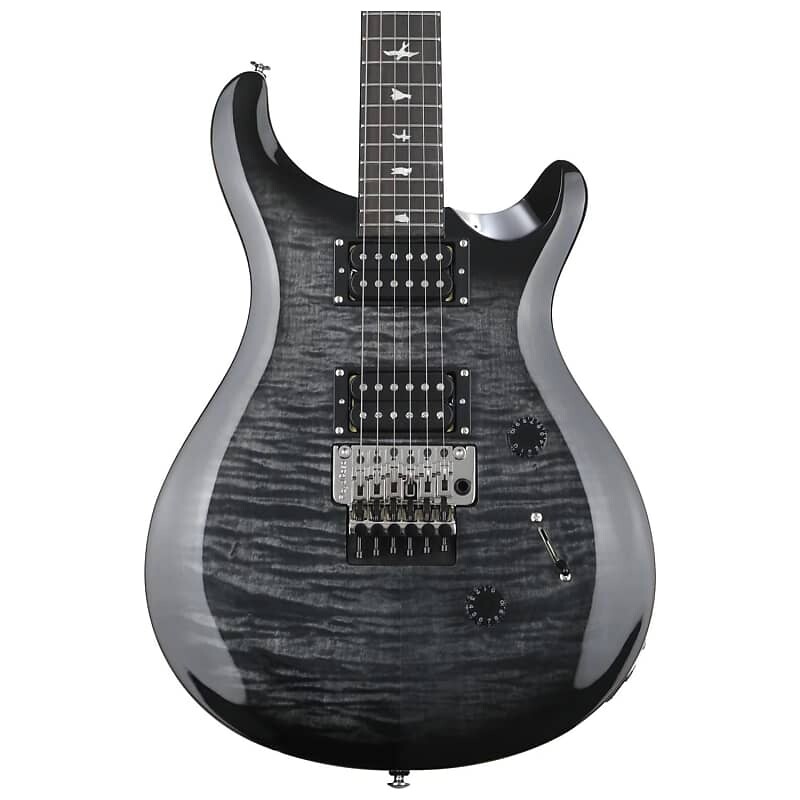 

Электрогитара PRS SE Custom 24 Floyd, Charcoal Burst с сумкой для переноски