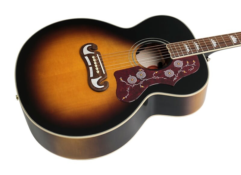 Epiphone J-200 Aged Vintage Sunburst Gloss epiphone j 45 ec aged vintage sunburst гитары акустические