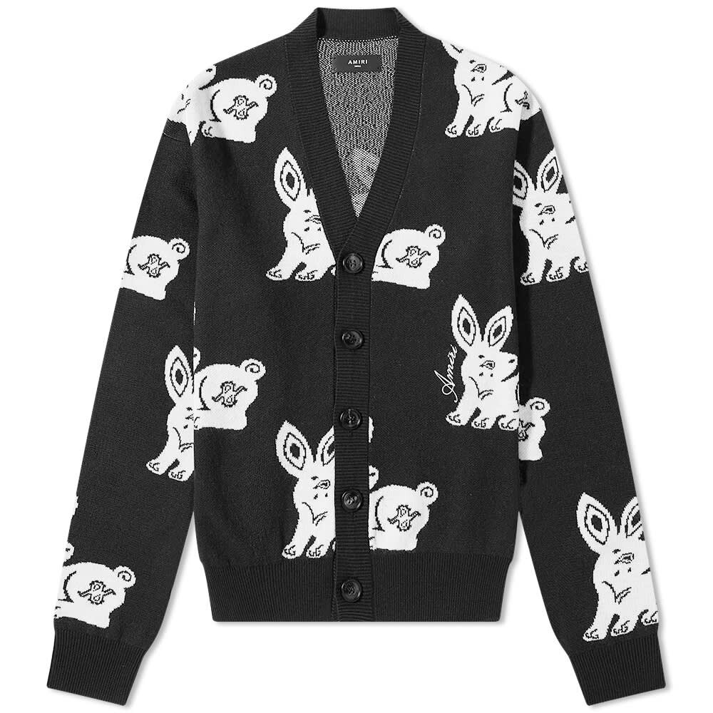 

Джемпер AMIRI Rabbit Repeat Cardigan, Черный