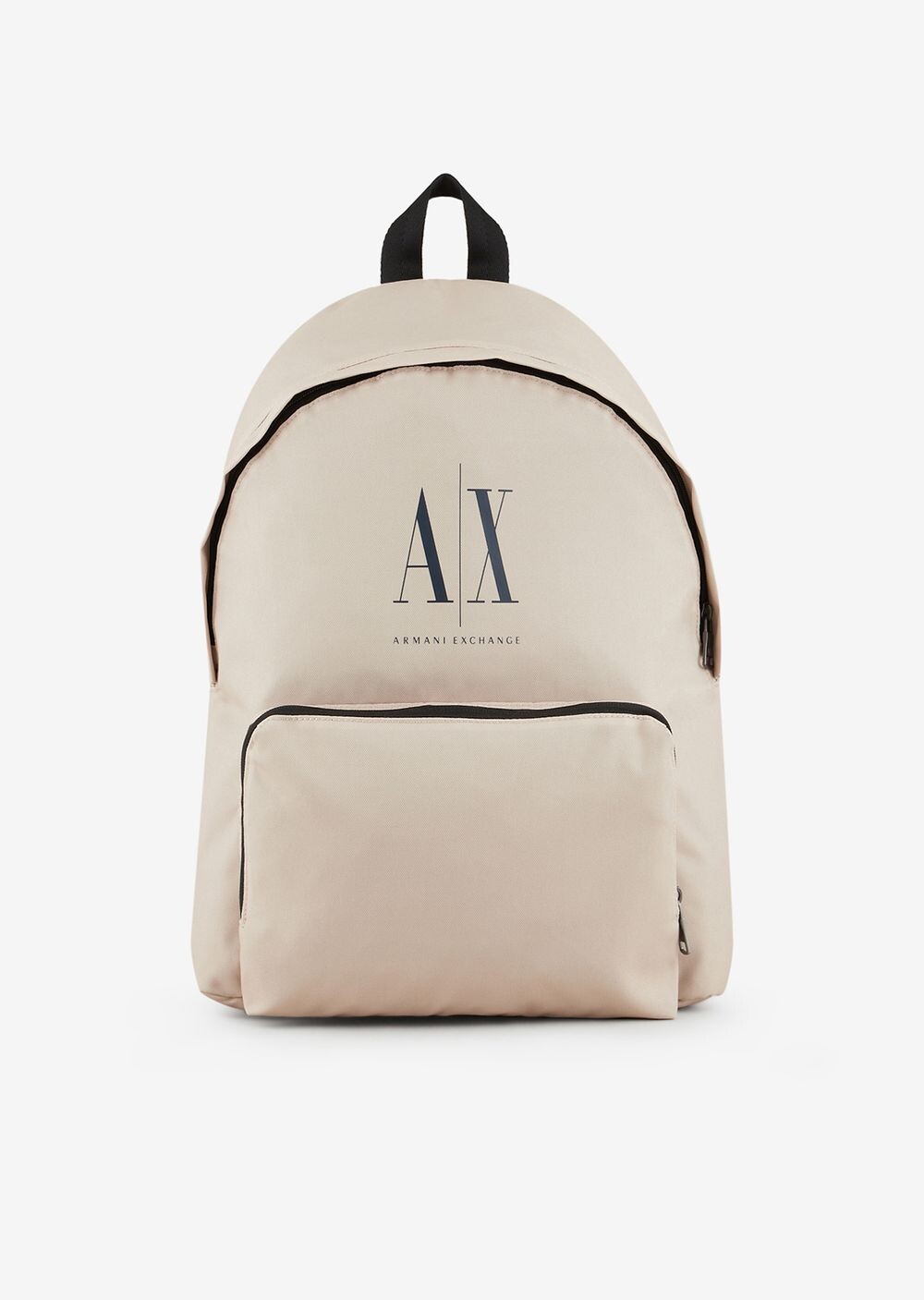 

Рюкзак из ткани с логотипом Armani Exchange, бежевый