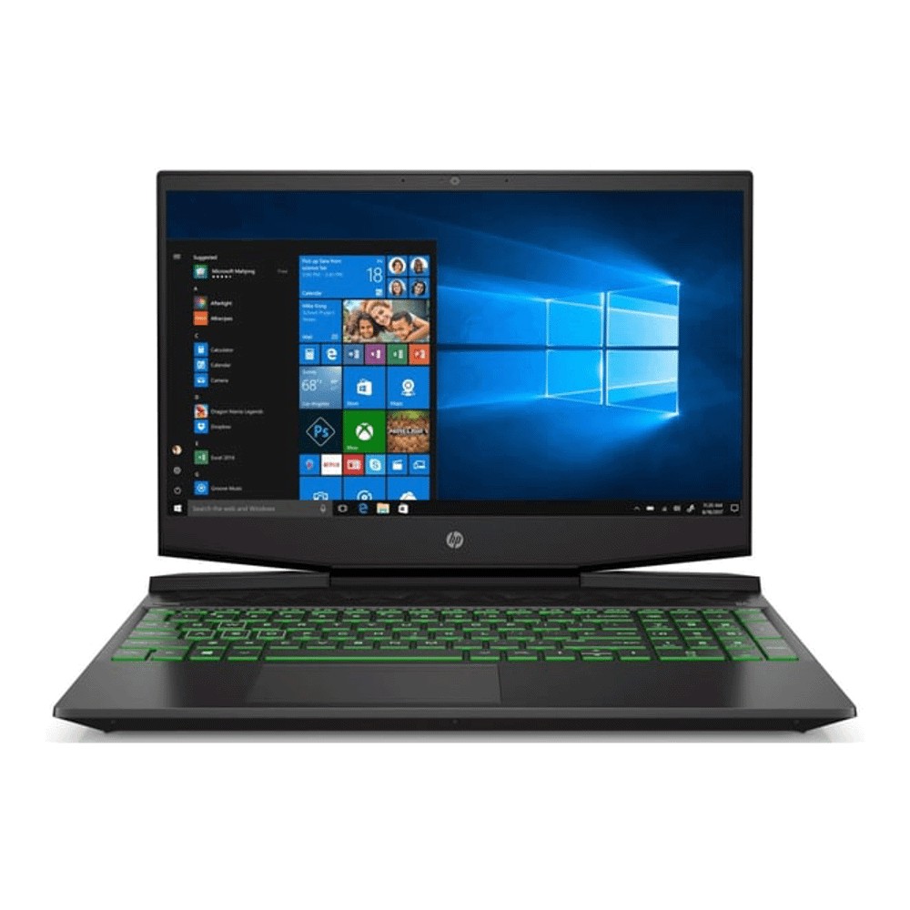 Ноутбук HP Pavilion 15-dk0096wm 15.6" FullHD 8ГБ/256ГБ, черный, английская клавиатура - фото