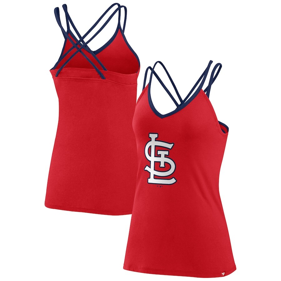 

Топ Fanatics Branded St Louis Cardinals, красный