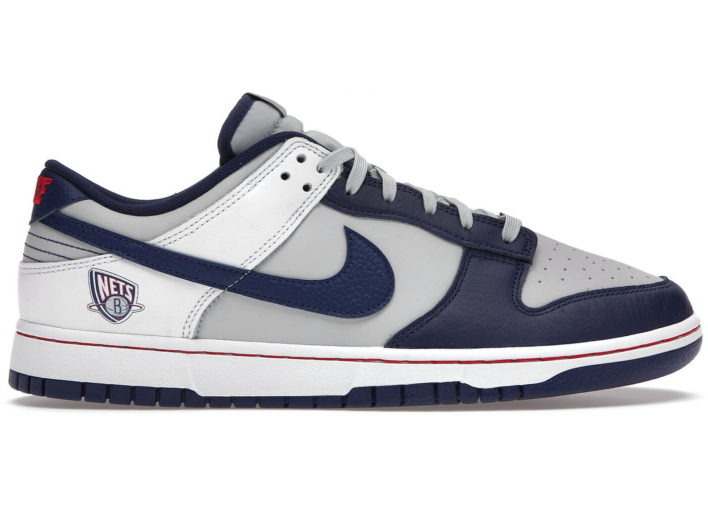 

Кроссовки Nike Dunk Low EMB Brooklyn Nets, серый / белый / синий