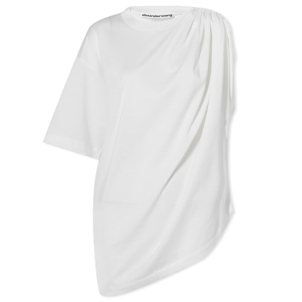 

Футболка Alexander Wang Shoulder Drape Tee, Коричневый