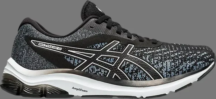 

Кроссовки gel pulse 12 knit 'black white' Asics, черный