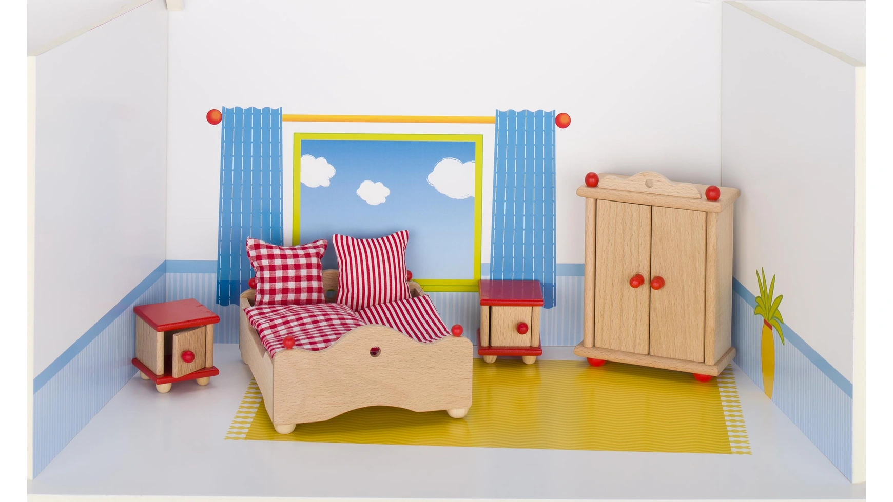 Goki Кукла, мебель для спальни цена и фото