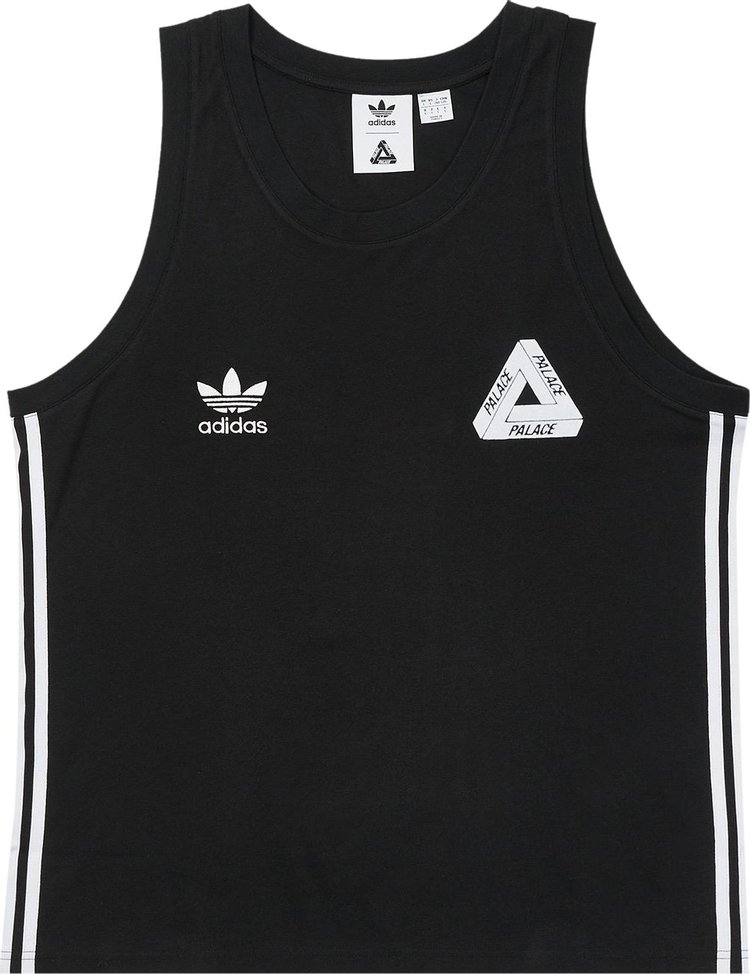 Жилет Palace x Adidas Palaste Graphic Vest 'Black', черный