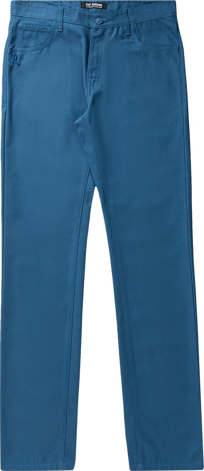 

Брюки Raf Simons Slim Fit Denim Pants 'Blue', синий