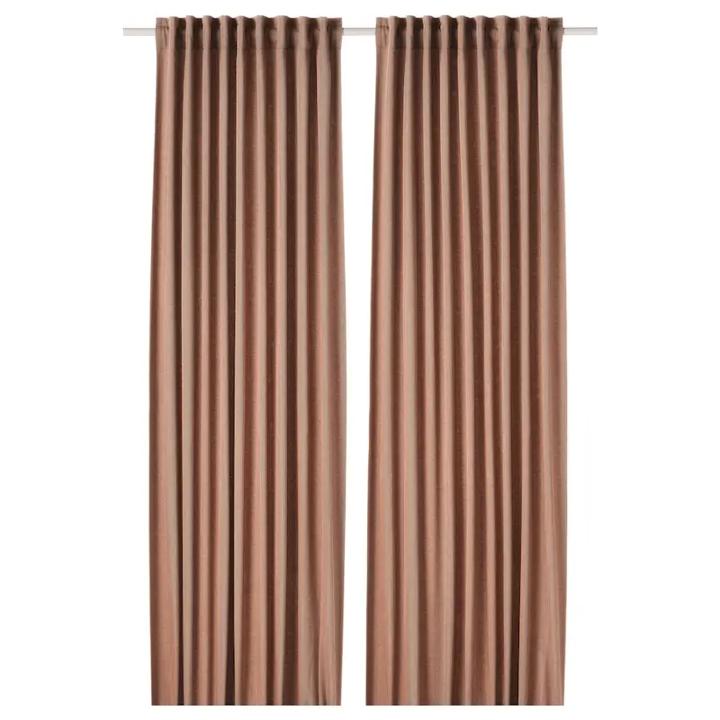 

Затемняющие шторы Ikea Tibast 2 шт, темно-красный