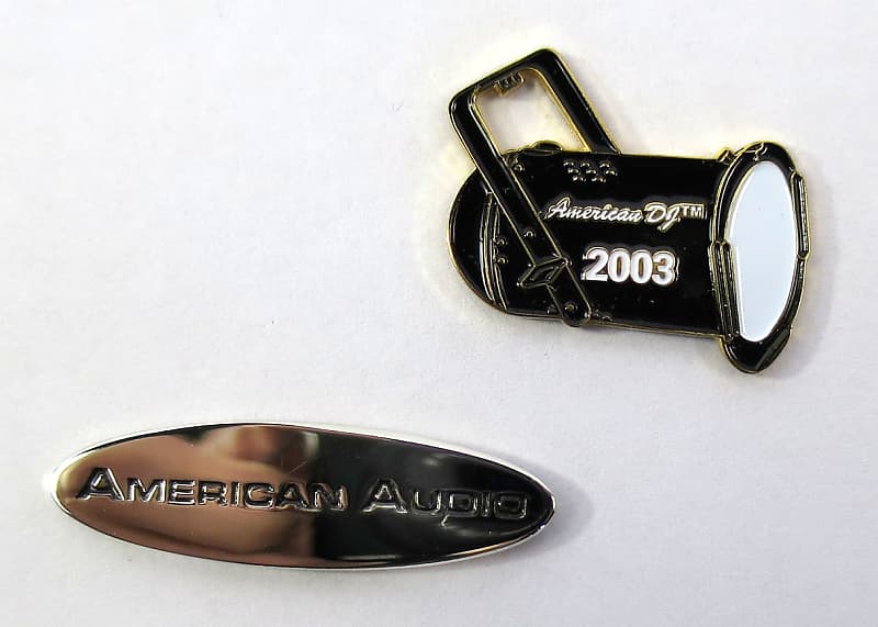 Рекламные предметы PINS American DJ и American Audio 2003 высокого качества Pin Set