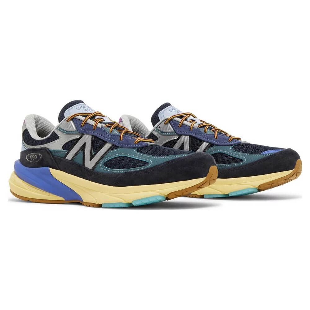 Кроссовки New Balance Action Bronson x 990v6 Made in USA Lapis Lazuli,  голубой/черный/бежевый – купить с доставкой из-за рубежа через платформу  «CDEK.Shopping»