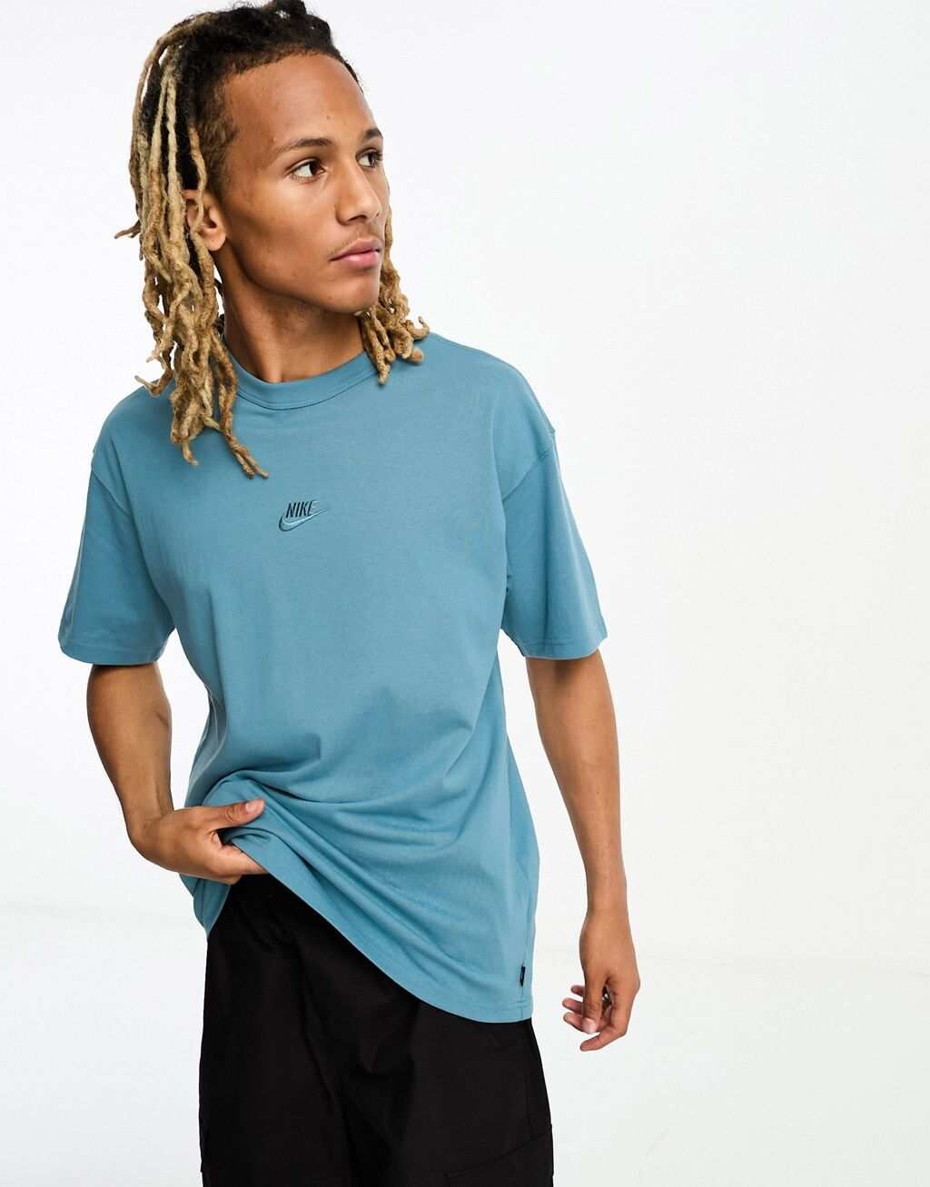 

Синяя футболка с логотипом Nike Premium Essentials, Синий