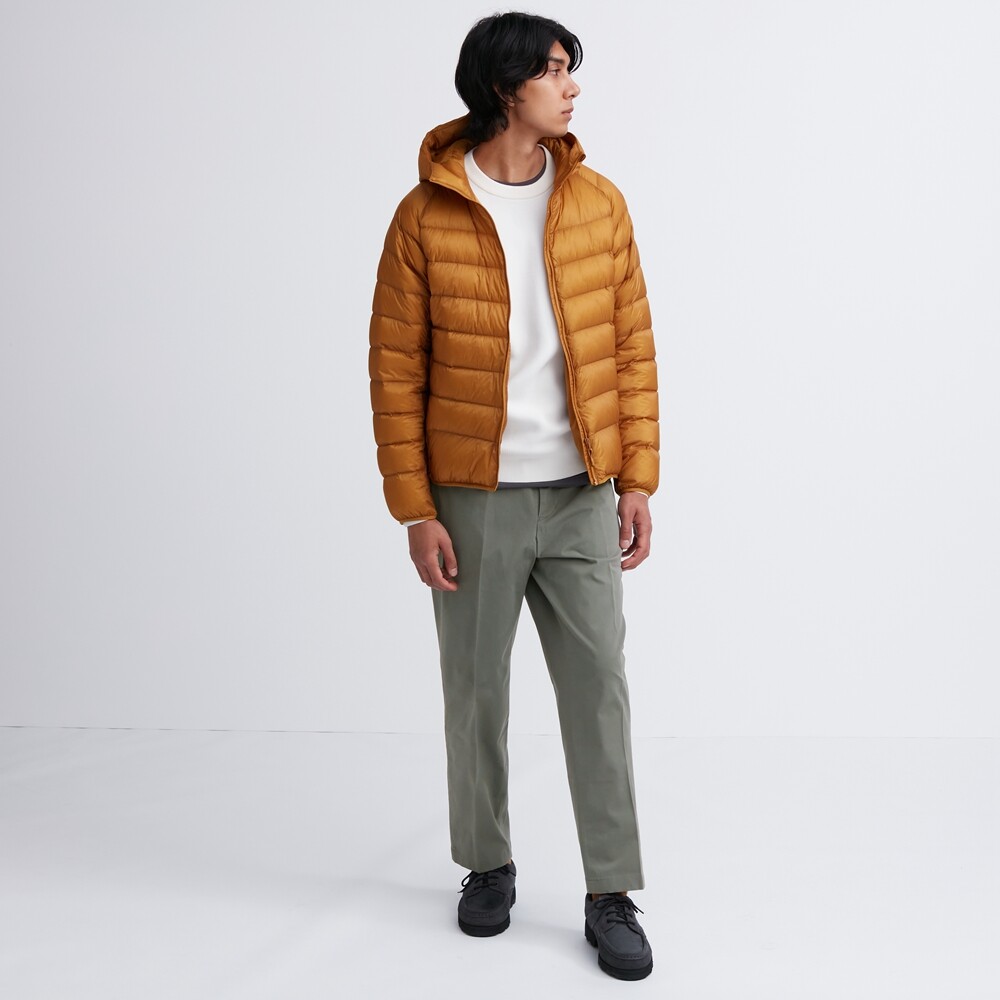

Брюки Uniqlo эластичные хлопковые повседневные, темно-зеленый