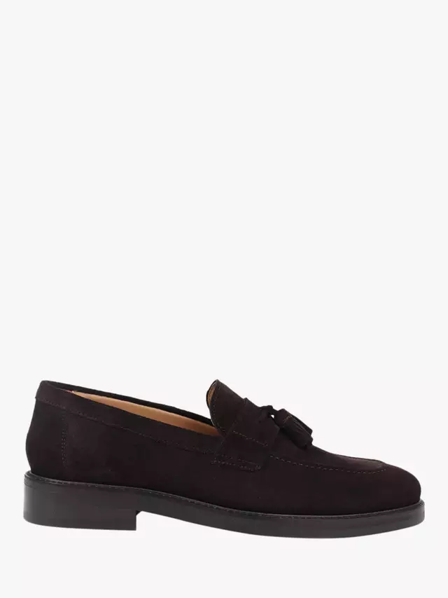 

Лоферы Jones Bootmaker Rogan Suede Tassel, коричневый