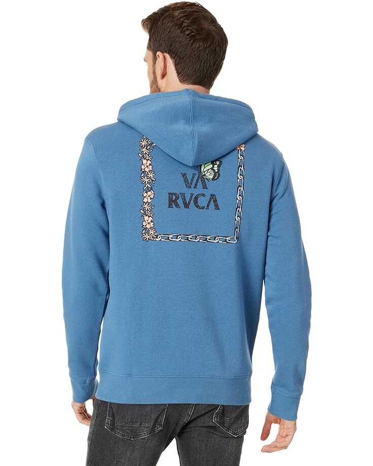 

Худи RVCA Food Chain Pullover Hoodie, цвет Cool Blue