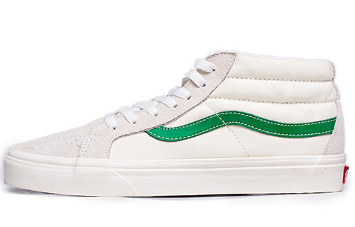 

Кроссовки унисекс Vans SK8 MID Белый/Зеленый