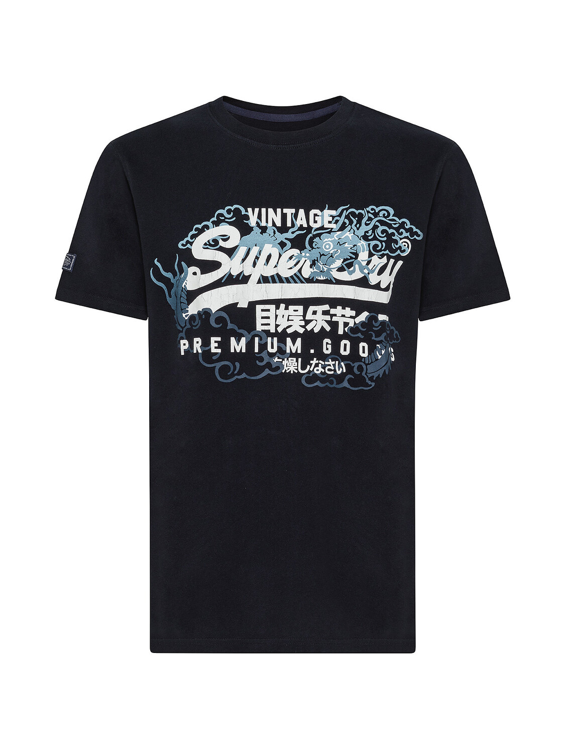 

Футболка с винтажным логотипом Superdry, синий