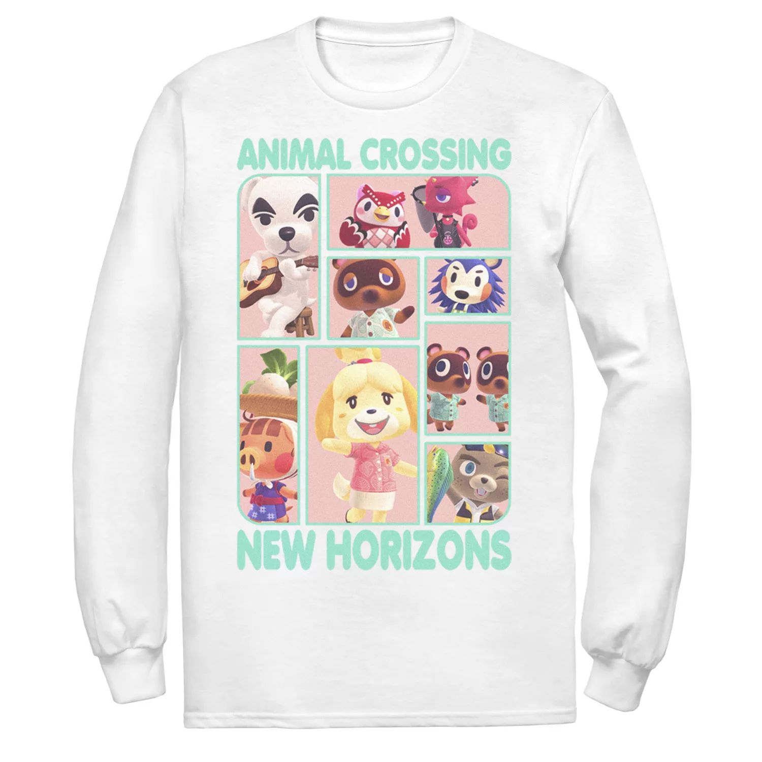 Мужская футболка Animal Crossing New Horizons Group Box Up Licensed Character