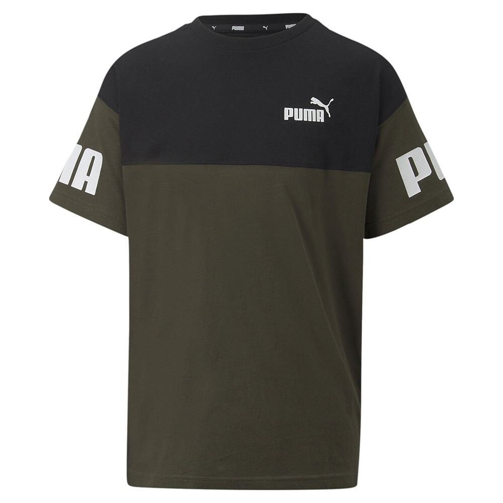 

Футболка Puma Power Colorblock, зеленый