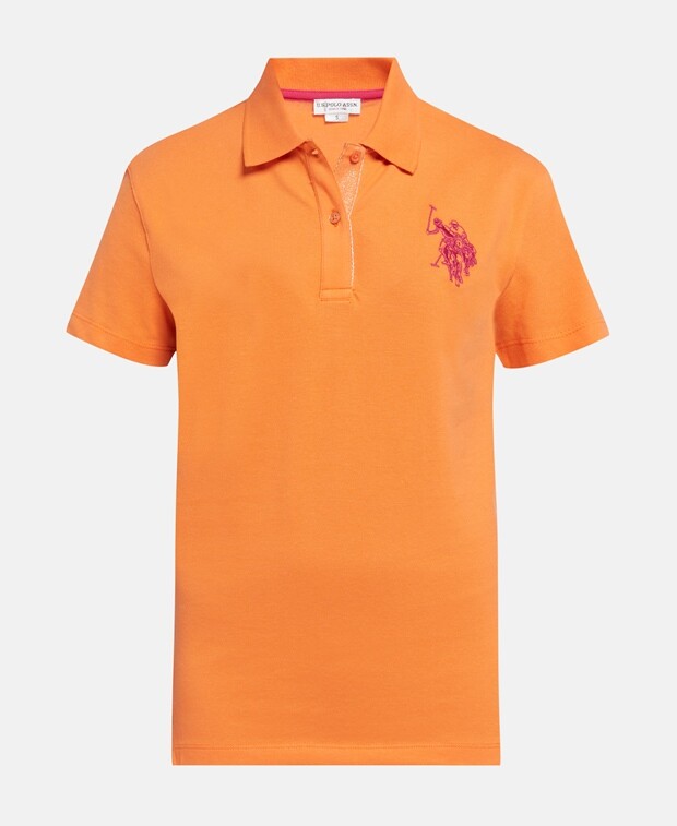 

Рубашка поло U.S. Polo Assn., светло-оранжевый
