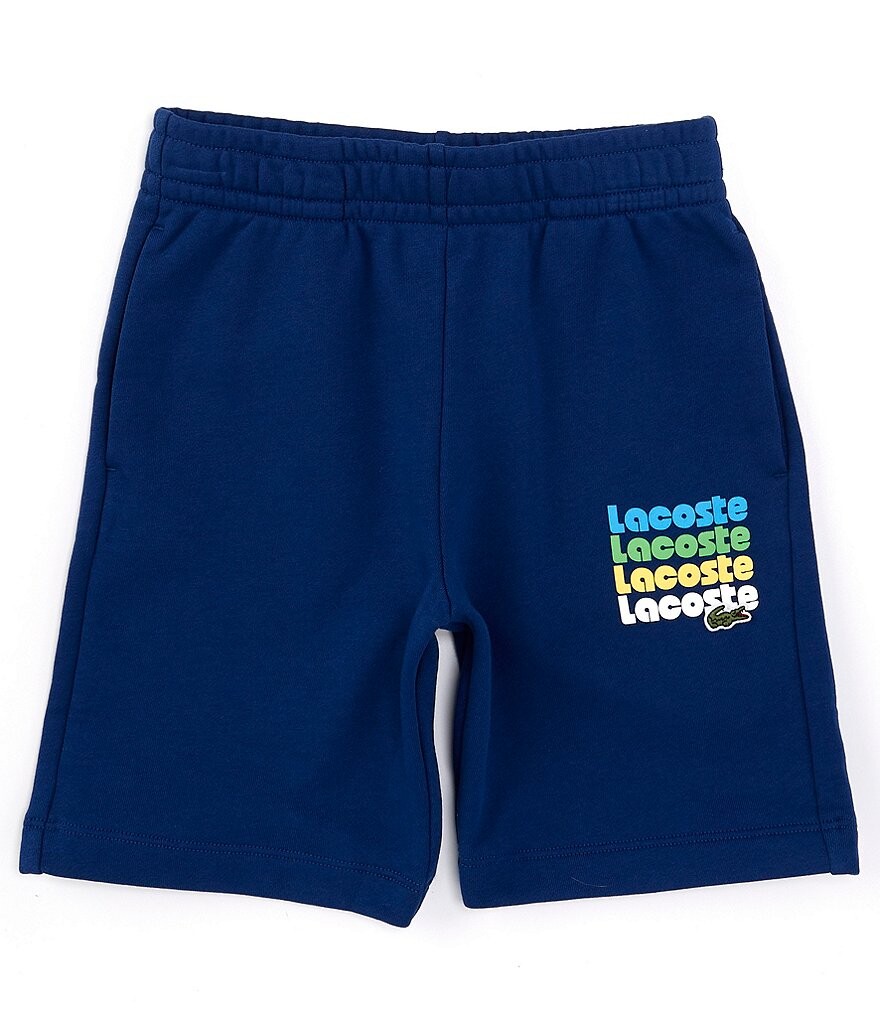 

Lacoste Big Boys 8-16 Флисовые шорты Lacoste Wording с рисунком, синий