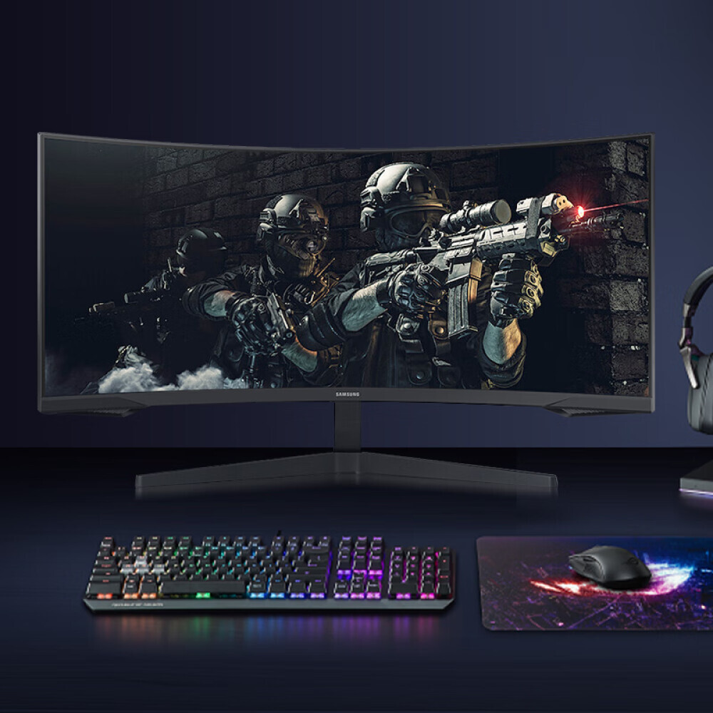 

Монитор Samsung C34G55TWWC 34" 165Гц с изогнутой поверхностью