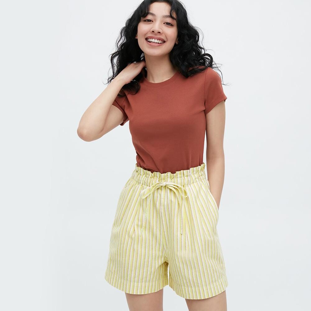 

Шорты хлопковые Uniqlo, желтый