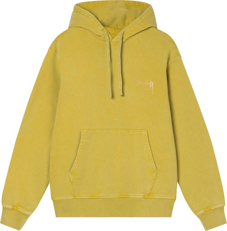 

Худи Stussy Dyed Stussy Designs Hoodie 'Yellow', желтый