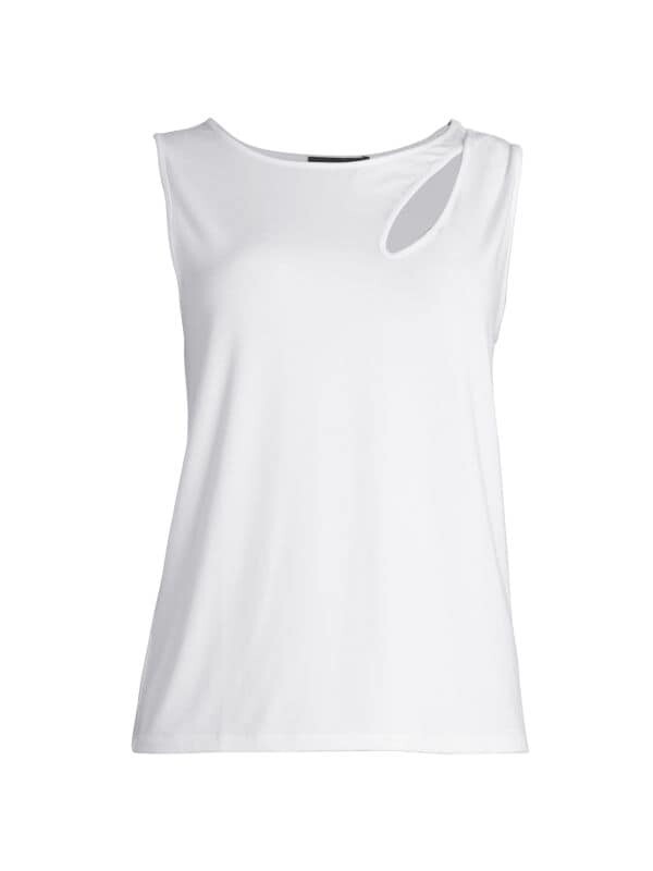 

Майка Donna Karan с вырезом, cream
