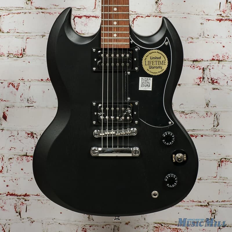 

Epiphone SG-Special E1 , Ebony Vintage Worn Ebony SG-Special VE, VF