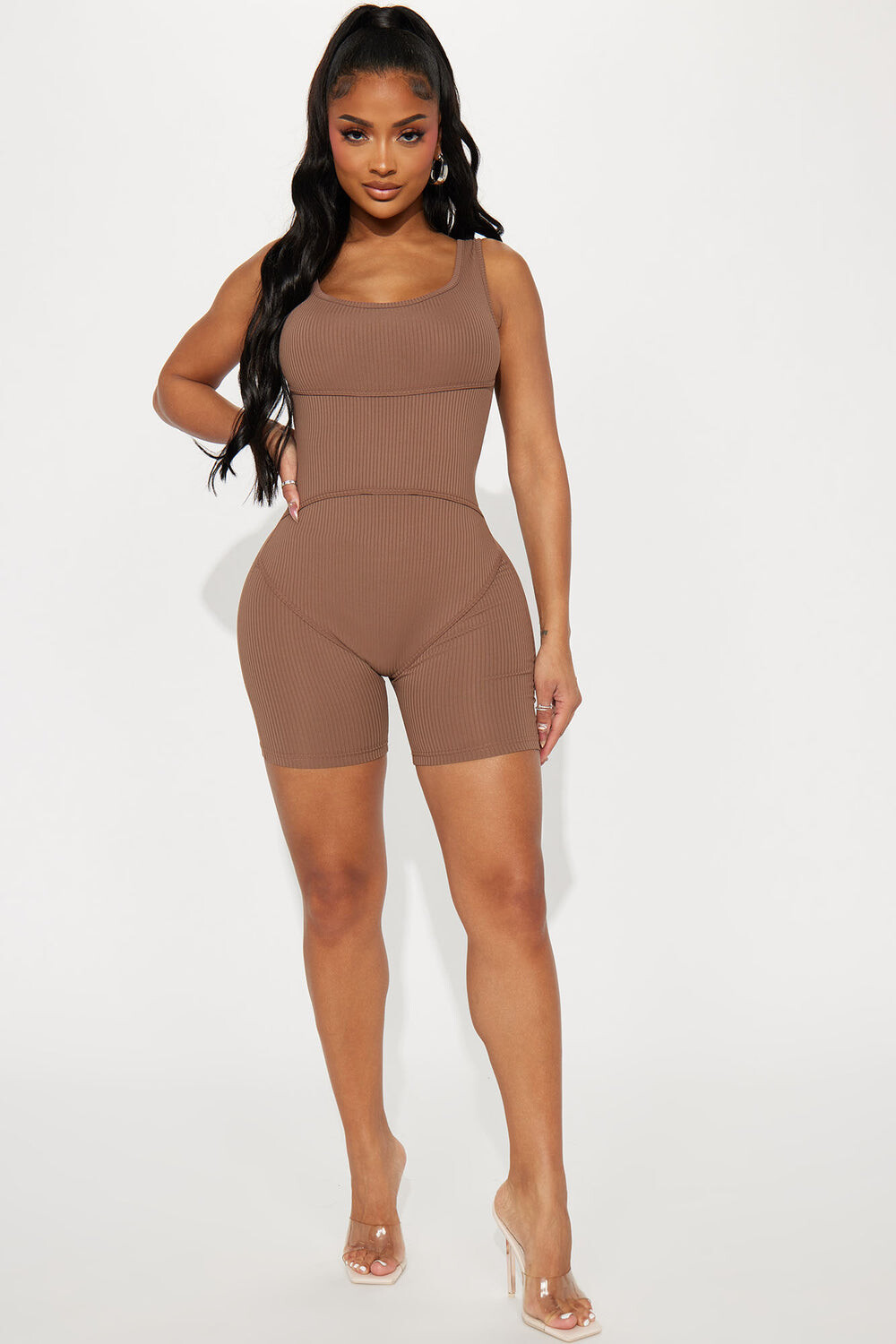

Комбинезон Fashion Nova KJ445, коричневый