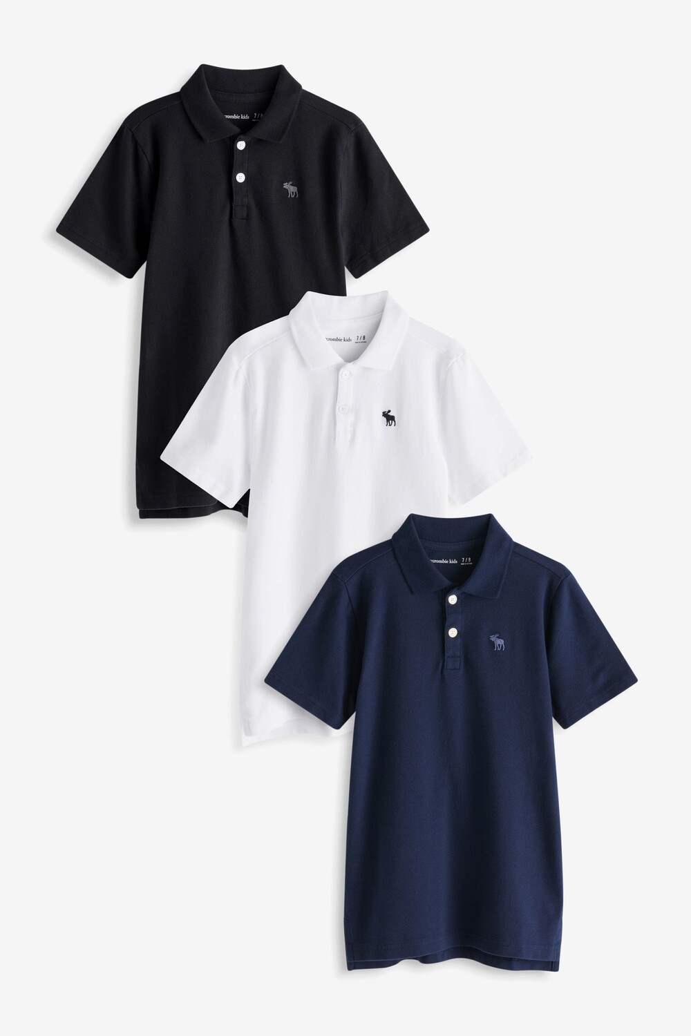 

Рубашка поло, 3 шт в упаковке Abercrombie & Fitch, белый