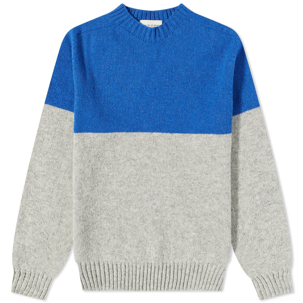 

Джемпер Country Of Origin Supersoft Seamless Half & Half Crew Knit, Серый