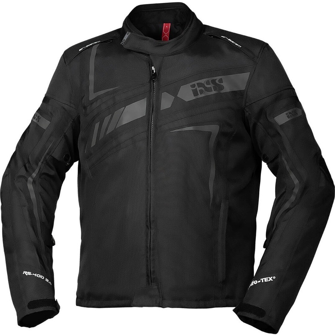 

Куртка IXS Sport RS-400-ST 2.0 для мотоцикла Текстильная, черная