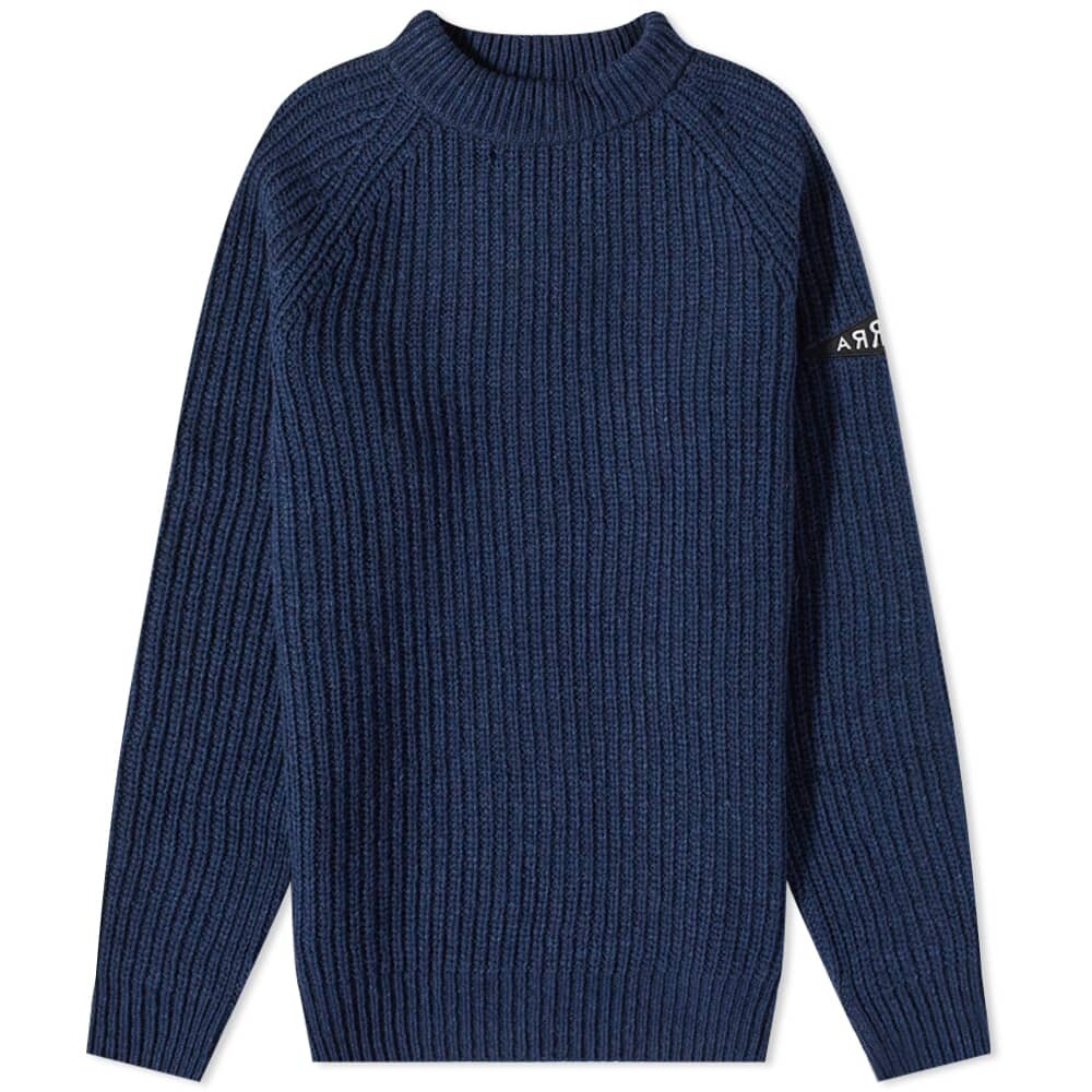 

Джемпер By Parra Mirrored Flag Ribbed Crew Knit, Синий