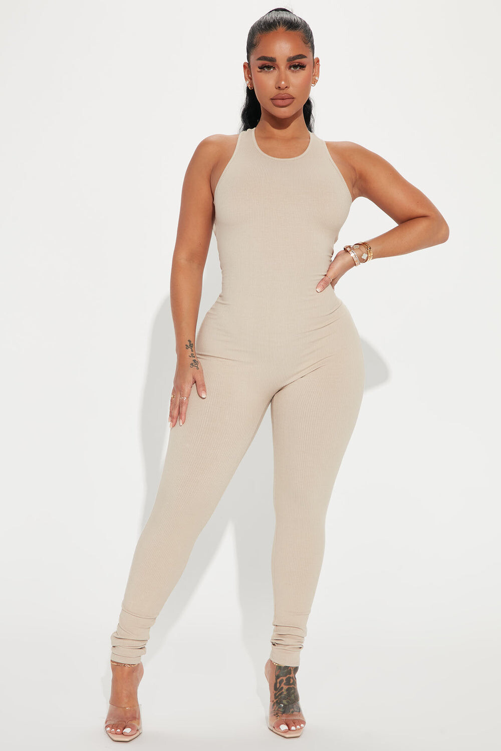 

Комбинезон Fashion Nova P7419FN, серо-коричневый