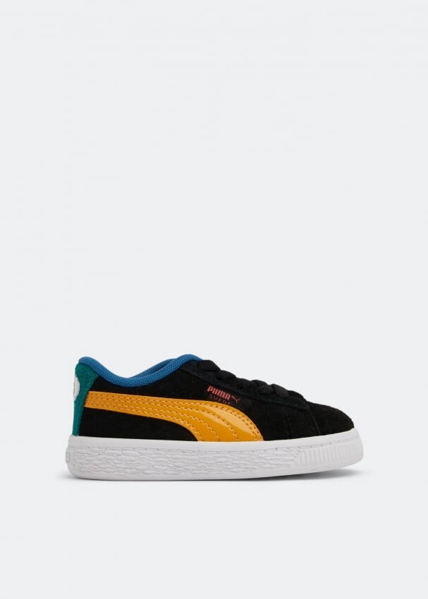 

Кроссовки для малышей Puma x Garfield Suede, черно-желтый