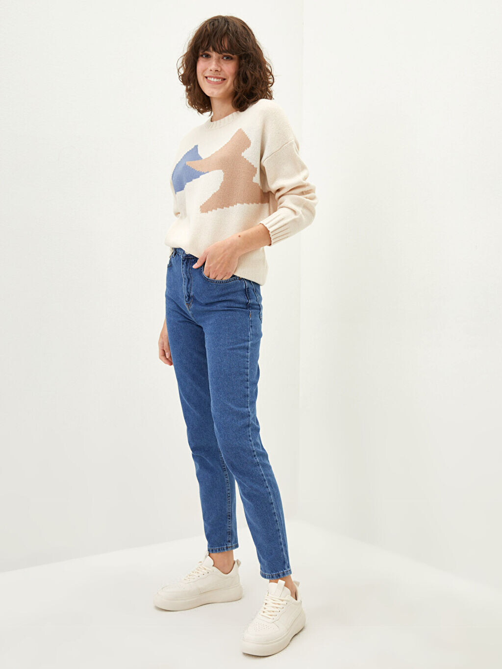 

Женские джинсы Rodeo с завышенной талией и карманами с высокой талией LCW Jeans