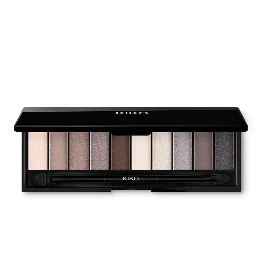 

Kiko Milano Smart Eyeshadow палетка из 10 теней с двойным аппликатором 03 Cool Shades, 7 г