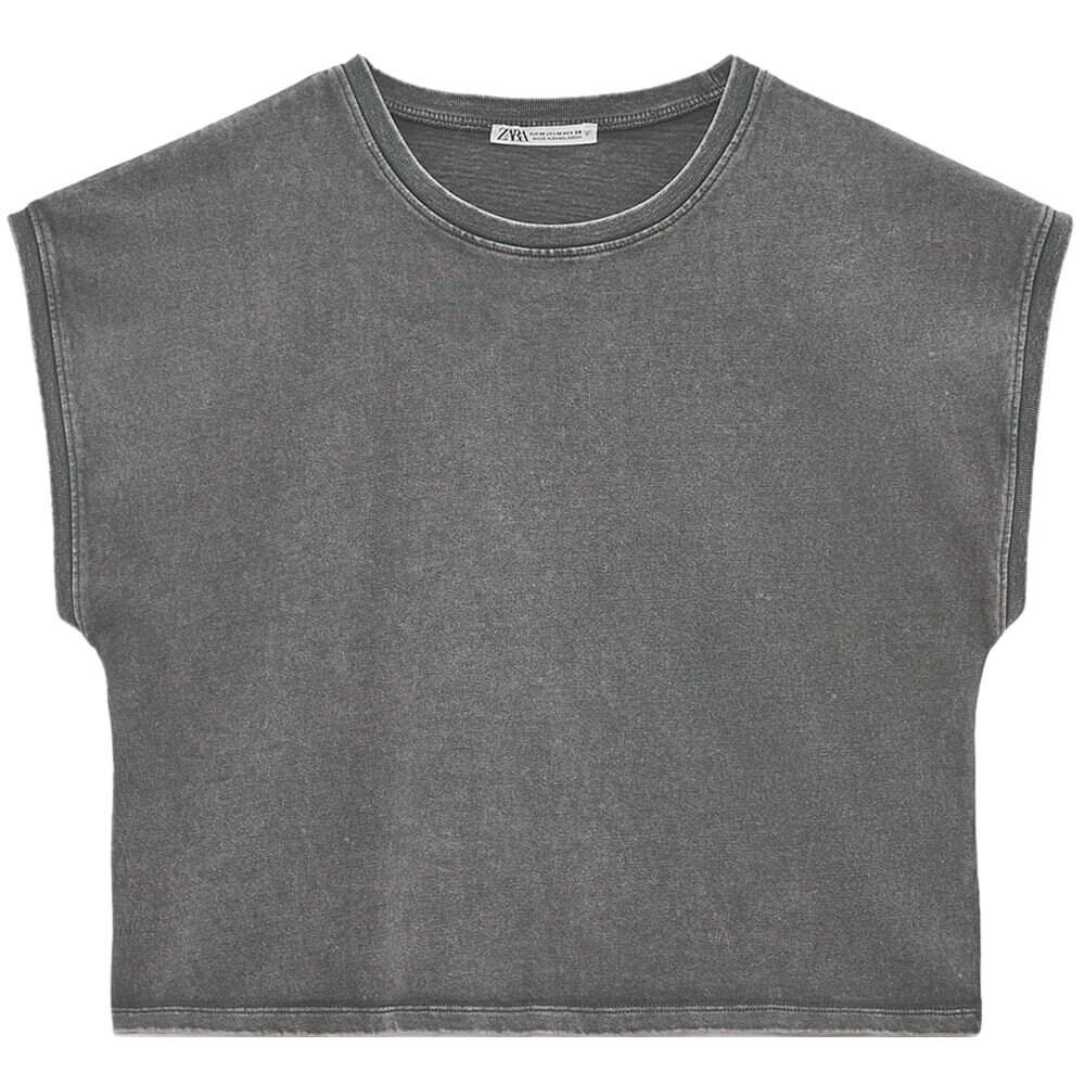 

Футболка Zara Short Sleeve, серый