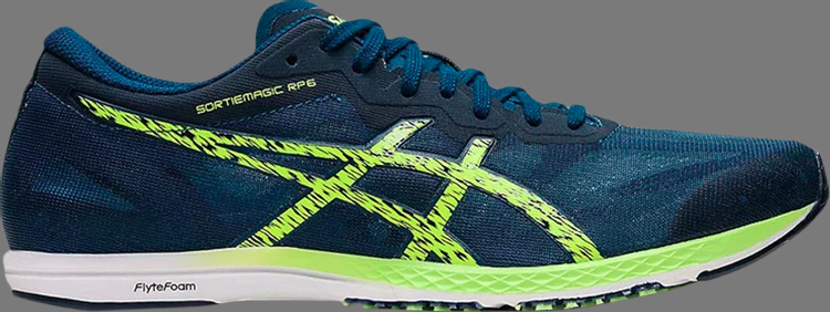 Кроссовки sortiemagic rp 6 'mako blue hazard green' Asics, синий - фото