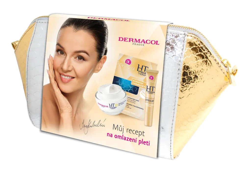 

Dermacol Hyaluron Therapy набор: крем для лица, 50 мл + крем для глаз, 15 мл + маска для лица, 16 г